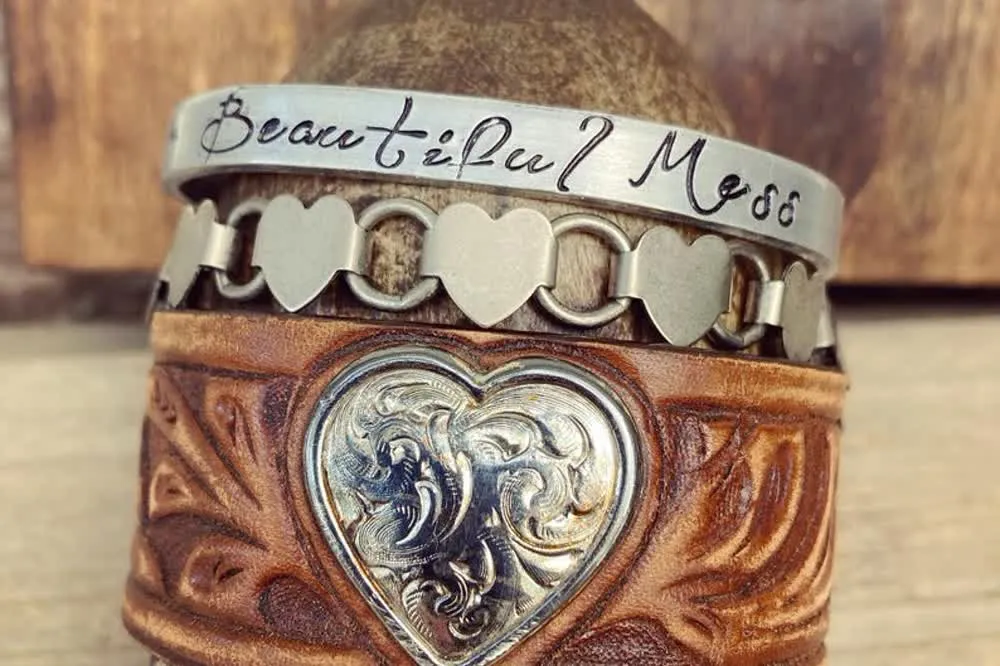 Handmade vintage spoon cuff bracelet